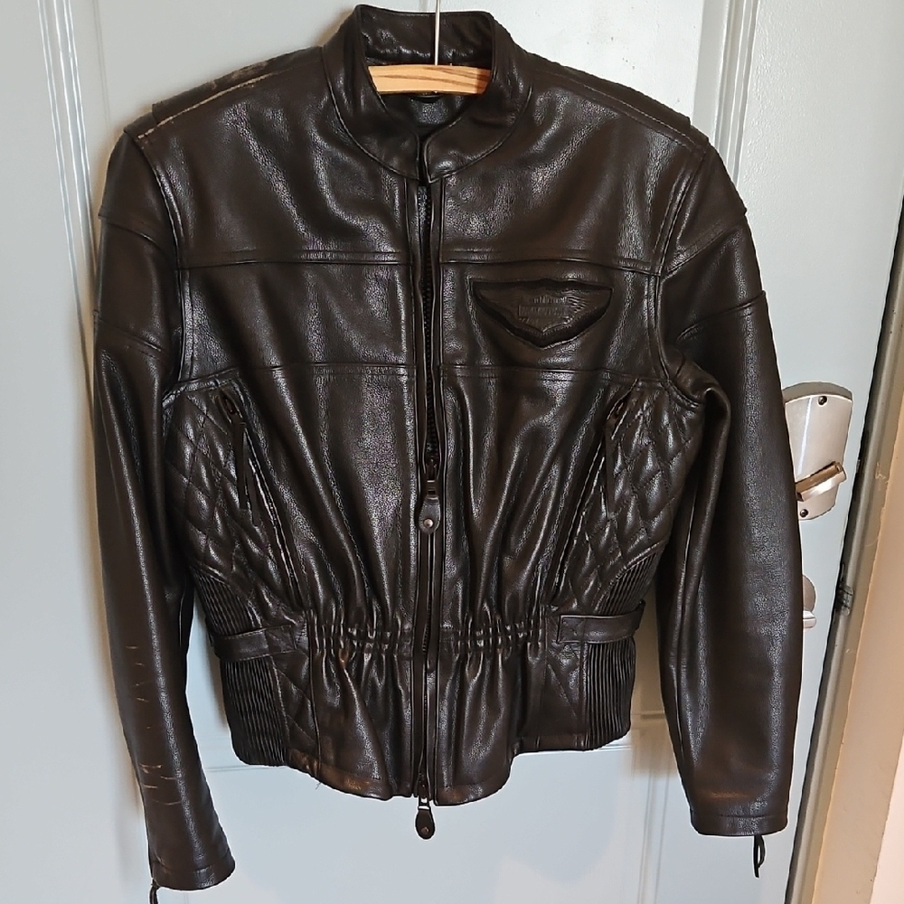 Harley Davidson Women's Black Leather Jacket
